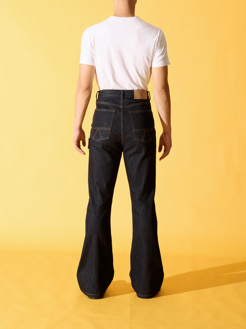 OKIO DENIM HIGH FLARE LUXURY JEAN