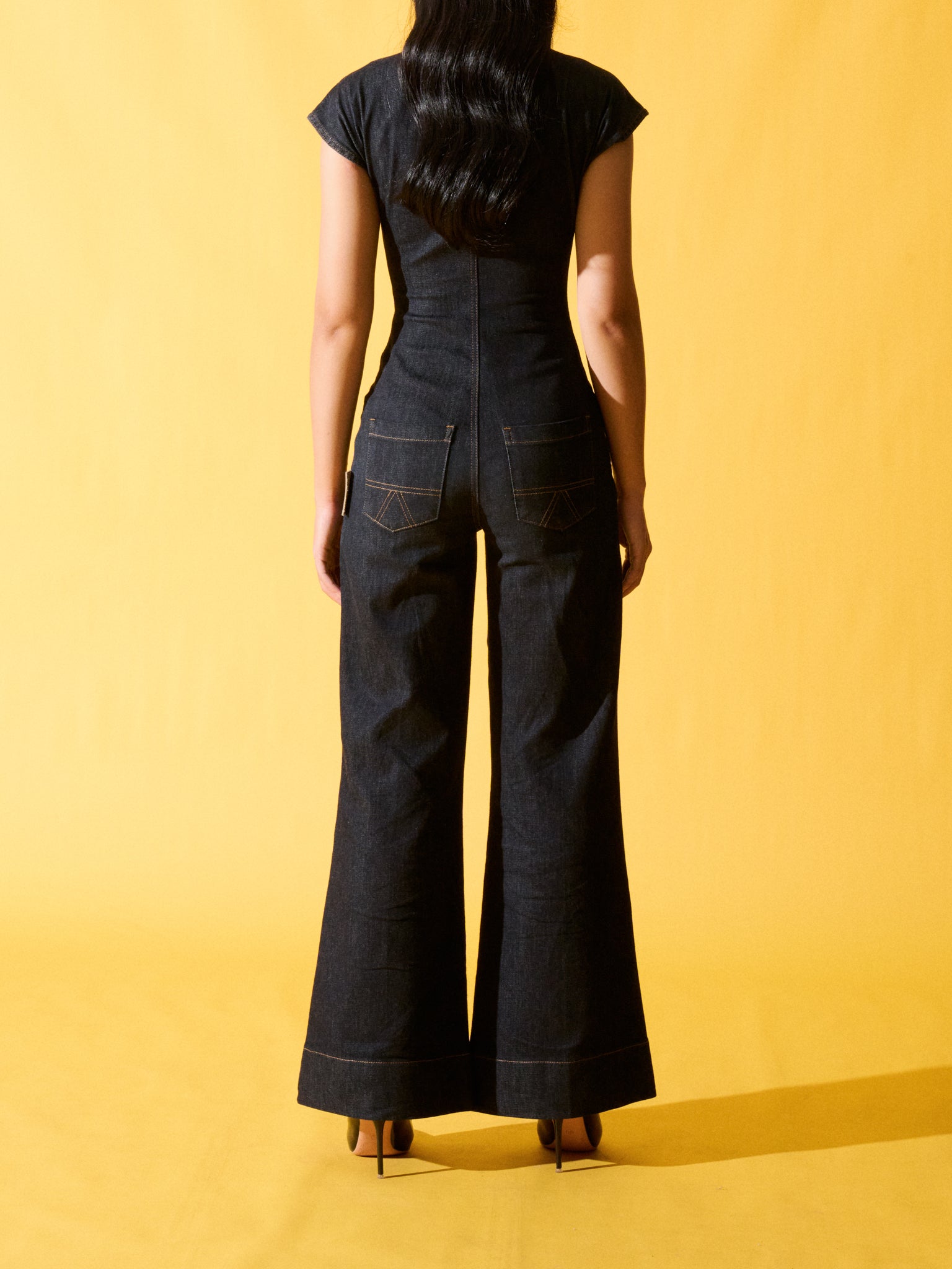 OKIO DENIM LUXURIOUS JUMPSUIT