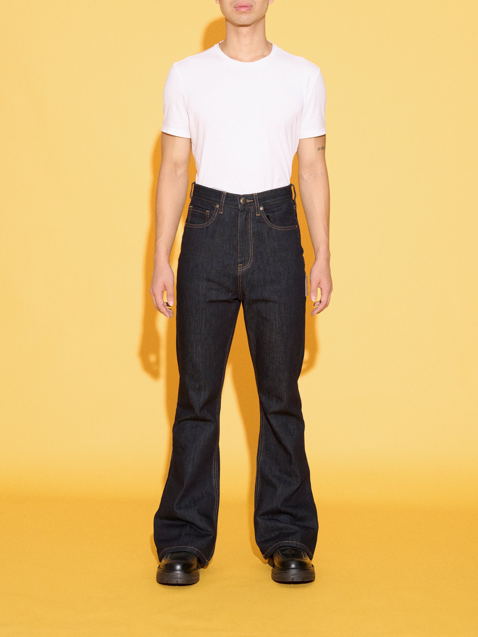 OKIO DENIM LUXURY HIGH RISE FLARE JEAN