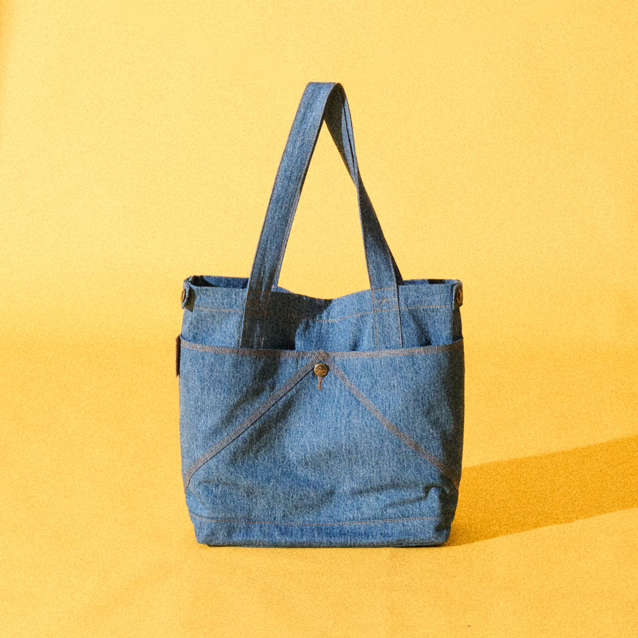 OKIO DENIM LUXURY STONEWASH TOTE BAG