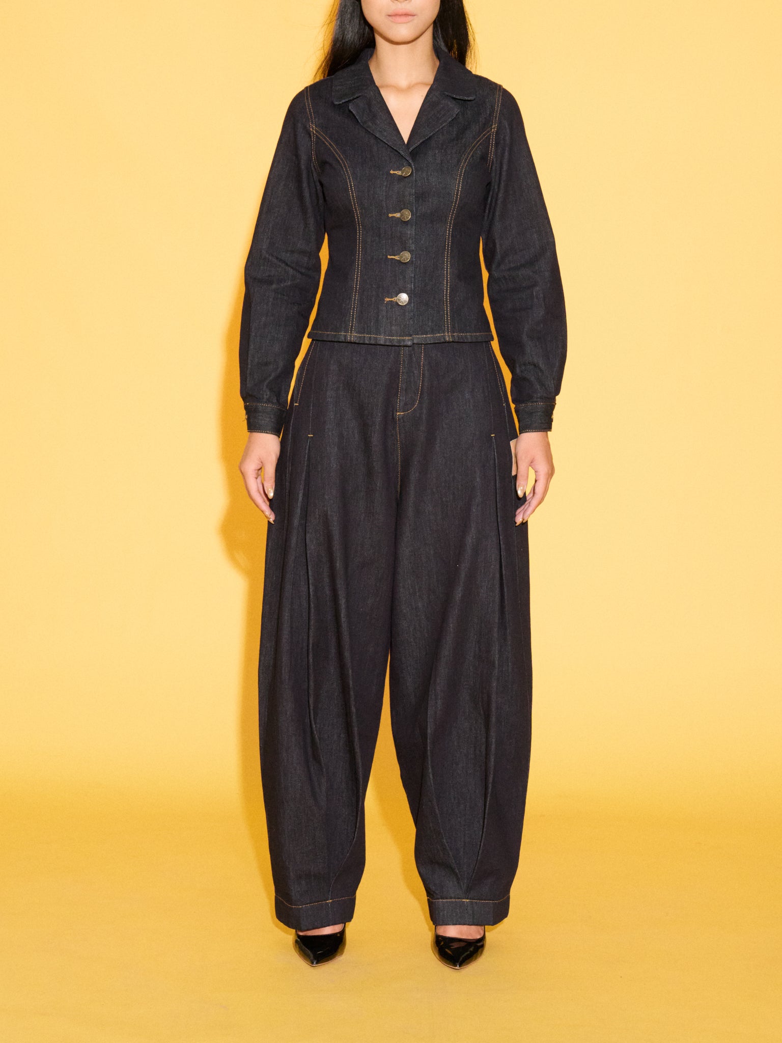 OKIO DENIM LUXURY WOMANS BLAZER