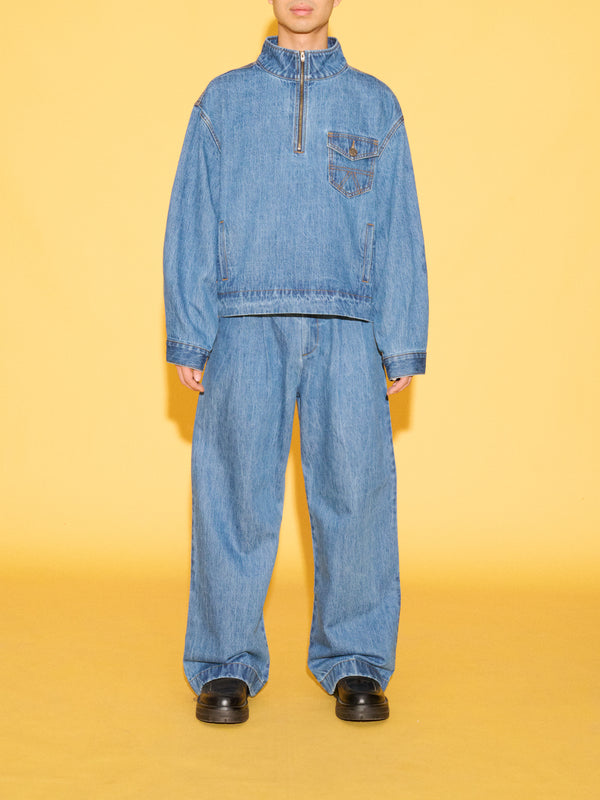 THE BAO DENIM QUARTER ZIP 