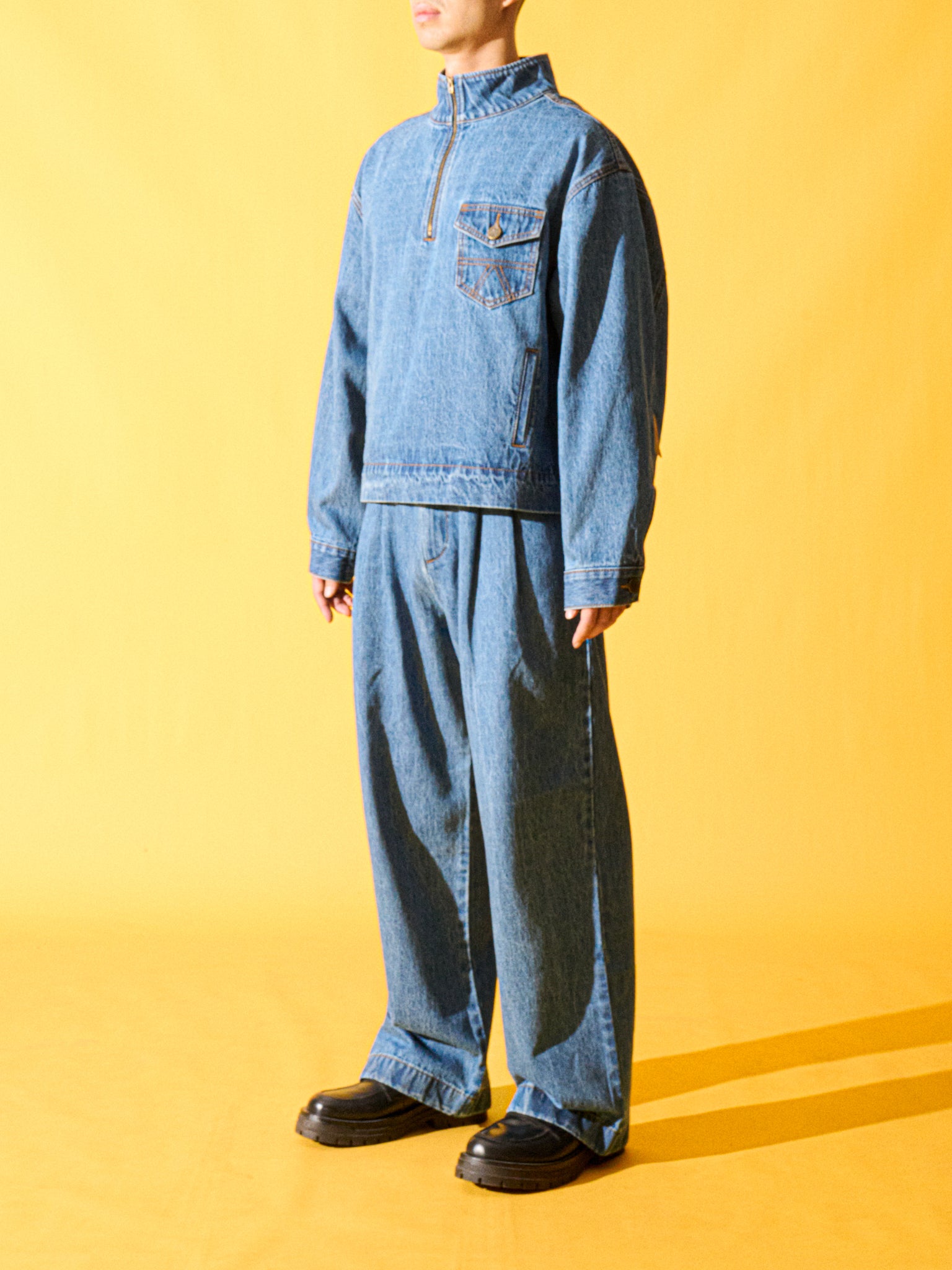 OKIO DENIM THE BAO - QUARTER ZIP