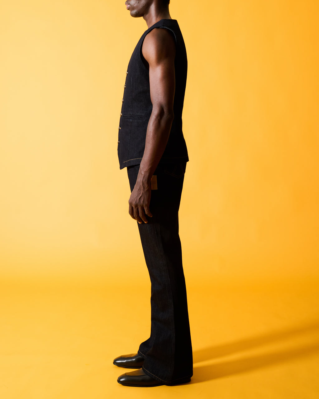 OKIO DENIM THE DOC DENIM WAISTCOAT