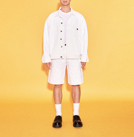 OKIO DENIM THE LE - JACKET WHITE