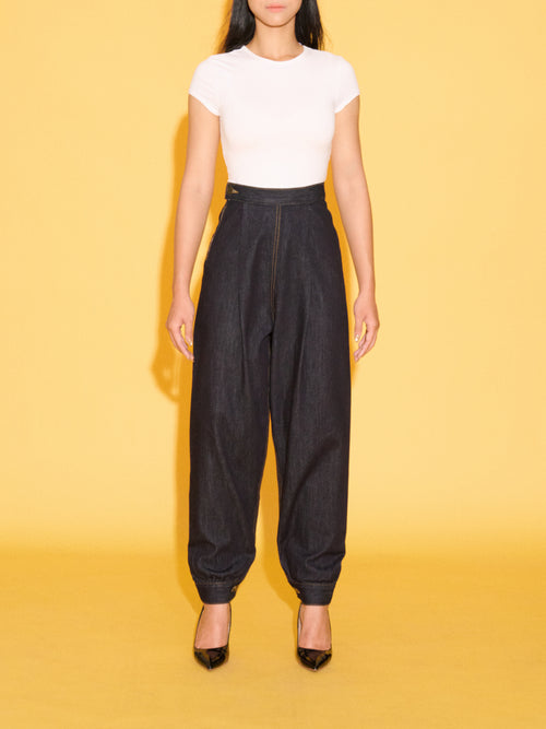 OKIO DENIM WOMAN PEGGED PANT