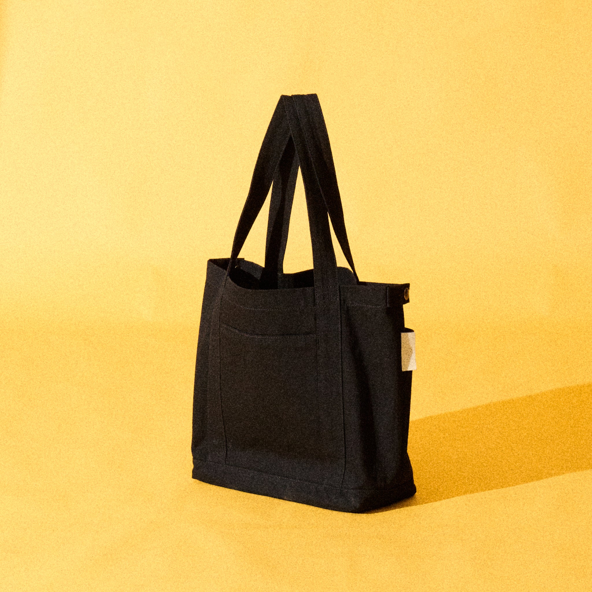 OKIO LUXURY BLACK DENIM TOTE BAG