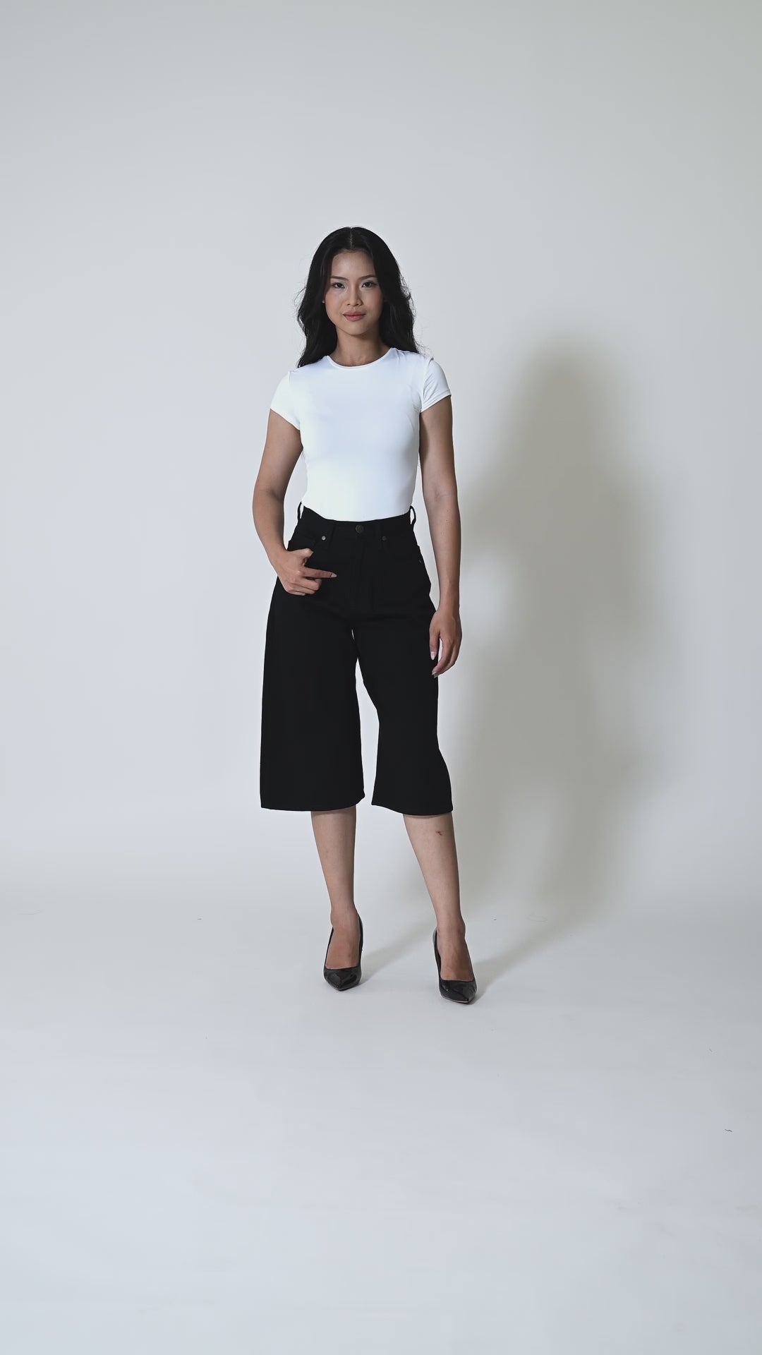 OKIO DENIM THE PHUC BLACK JORT