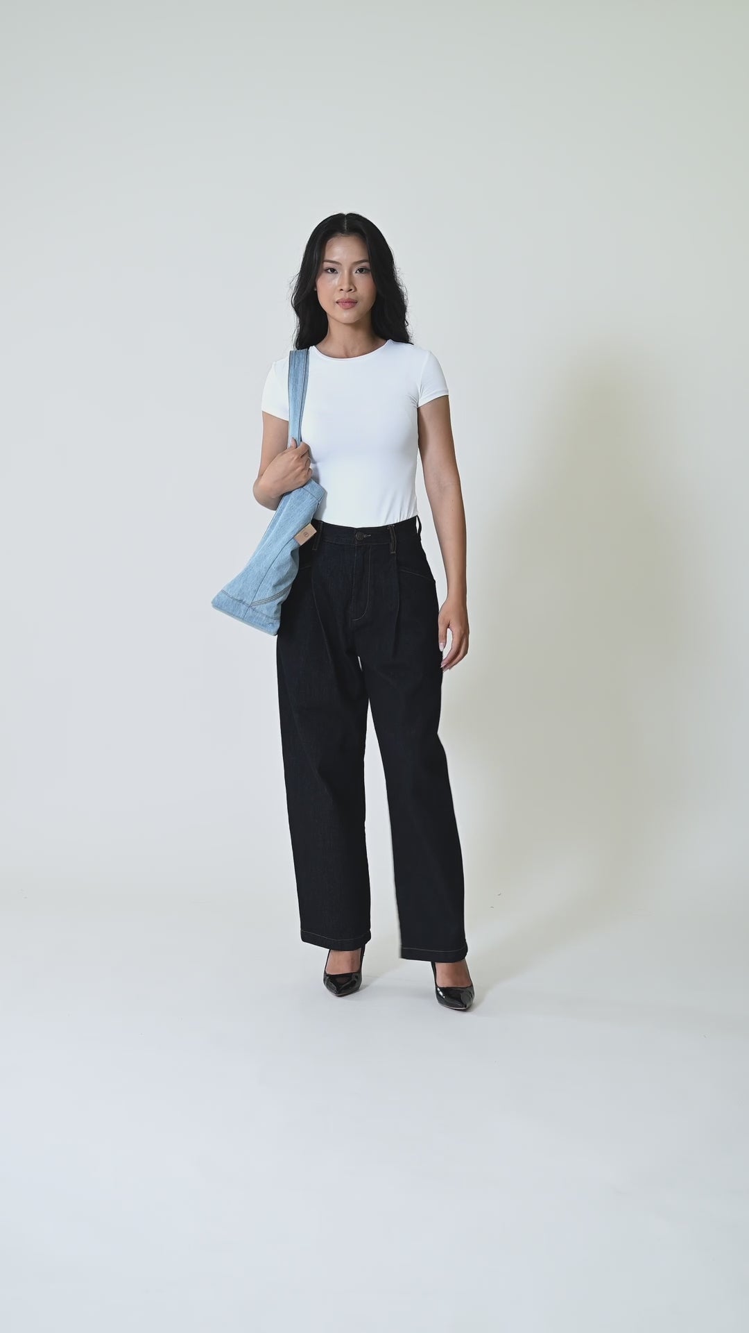 THE Ô LIU · LIGHT STONEWASH TOTE